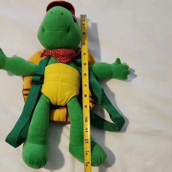 Green Turtle Plush Backpack for Reptile Lovers - Picture 7 of 8